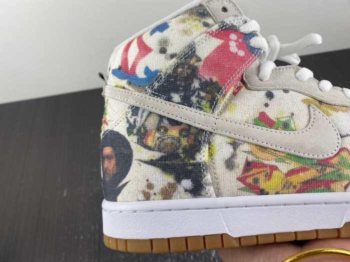 Supreme x Nike SB Dunk High Rammellzee FD8779-100