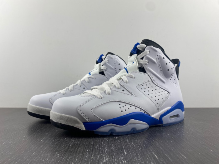 Jordan 6 Retro Sport Blue - 384664-107