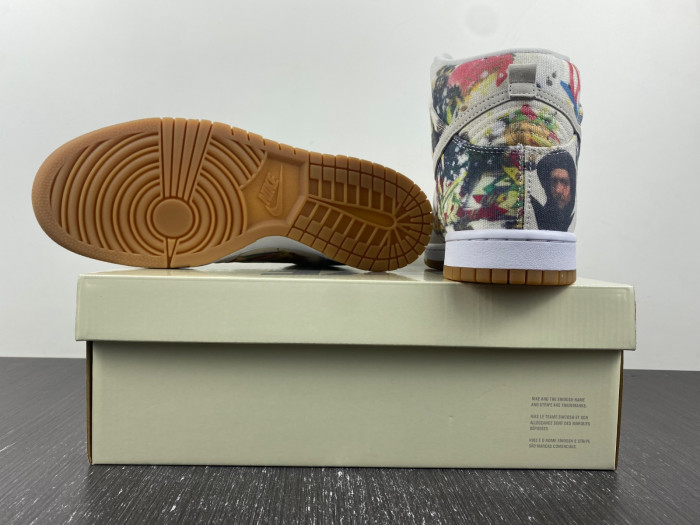 Supreme x Nike SB Dunk High Rammellzee FD8779-100