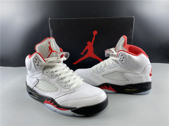 AIR JORDAN 5 FIRE RED 3M SILVER TONGUE 2020 DA1911-102
