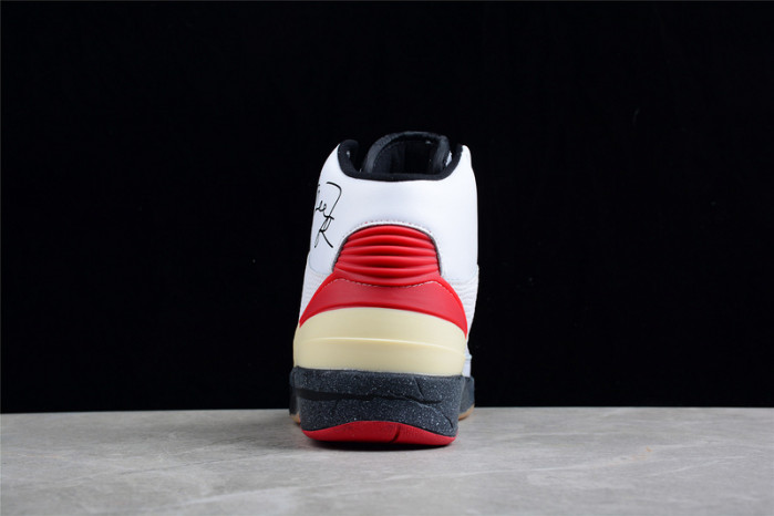 OFW x Air Jordan 2 Low SP White Black DJ4375-101