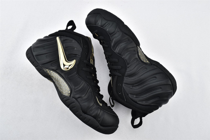 Nike Air Foamposite Pro Black Metallic Gold 624041-009