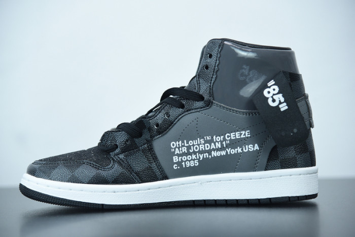 Air Jordan 1 X Off Louis AJ1 OW Black