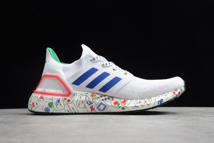 ADIDAS ULTRA BOOST 2020 CLOUD/WHITE ROYAL BLUE FX8889
