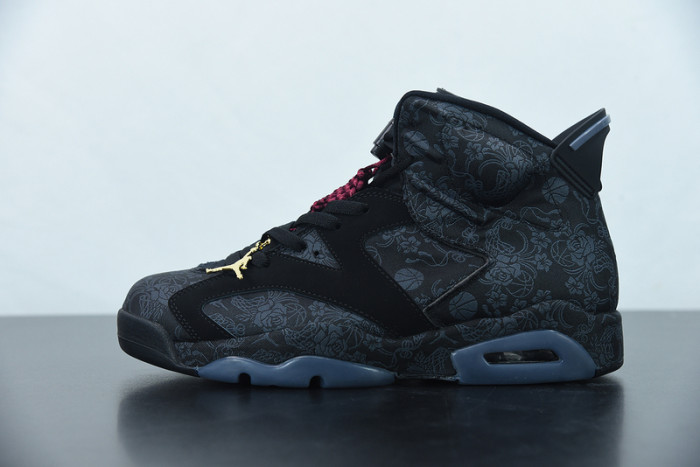 Air Jordan 6 Retro Singles Day Triple Black DB9818-001