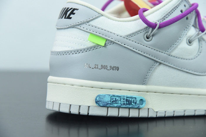 OFW x Nike SB Dunk Low “45 of 50” OW DM1602-101