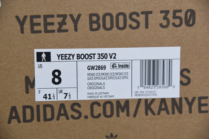 Adidas Yeezy Boost 350 V2 "Ash Pearl" Blue GW2869