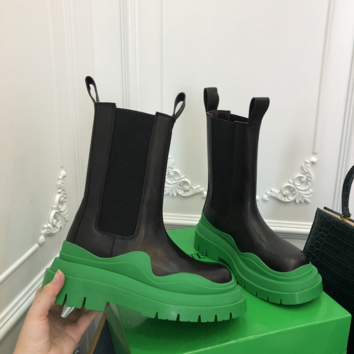 Bottega Veneta Chelsea Tire Leather high Boot