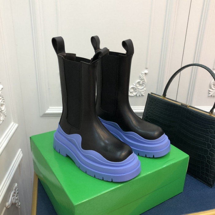 Bottega Veneta Chelsea Tire Leather high Boot