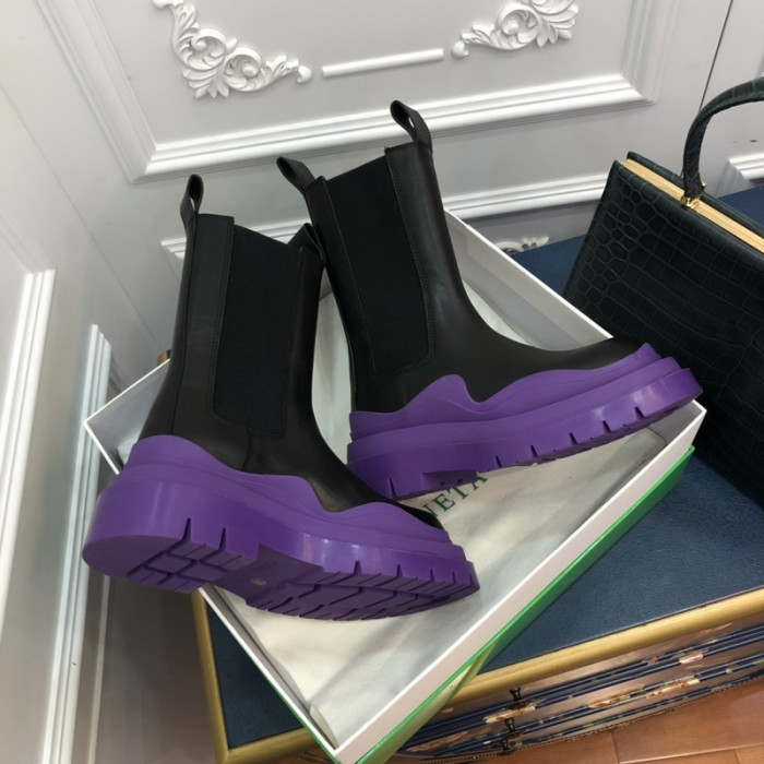 Bottega Veneta Chelsea Tire Leather high Boot