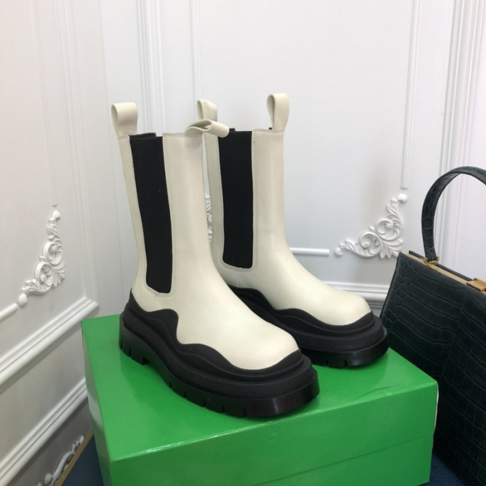 Bottega Veneta Chelsea Tire Leather high Boot