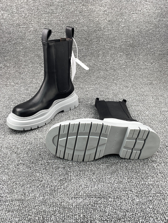 Bottega Veneta Chelsea Tire Leather high Boot