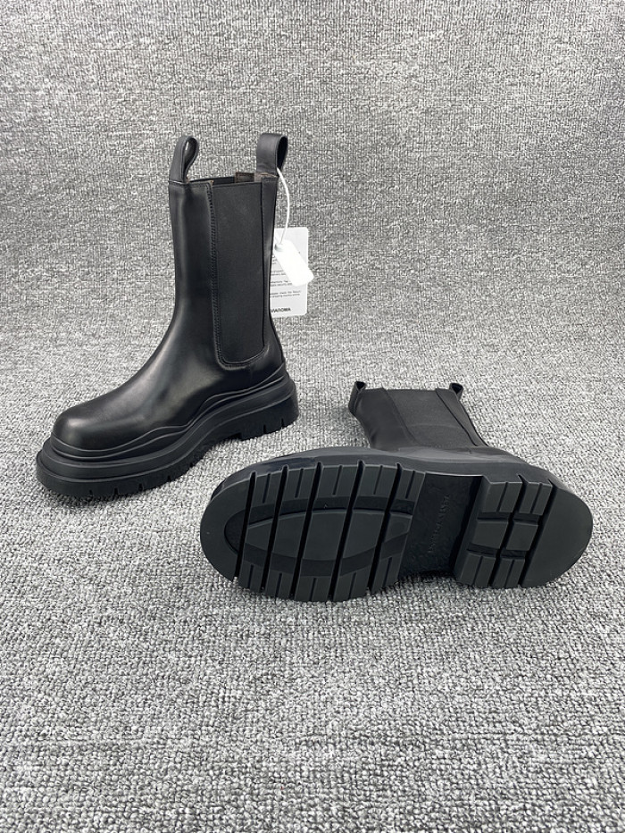 Bottega Veneta Chelsea Tire Leather high Boot