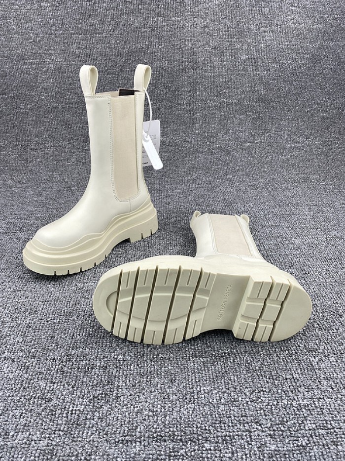 Bottega Veneta Chelsea Tire Leather high Boot