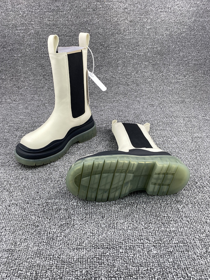 Bottega Veneta Chelsea Tire Leather high Boot