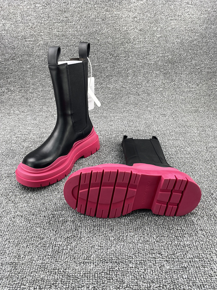 Bottega Veneta Chelsea Tire Leather high Boot