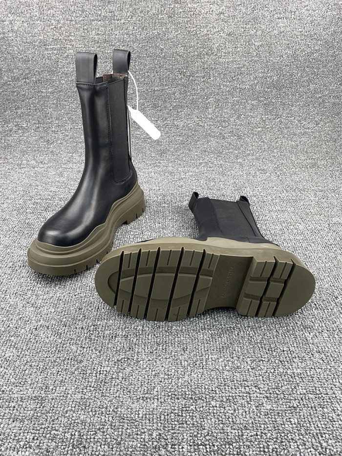 Bottega Veneta Chelsea Tire Leather high Boot