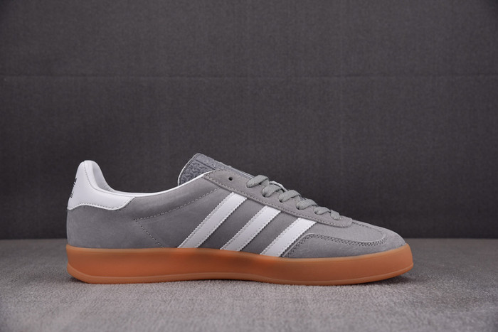 Adidas Gazelle Indoor Originals Shoes ''Grey/Gum'' - ID0978
