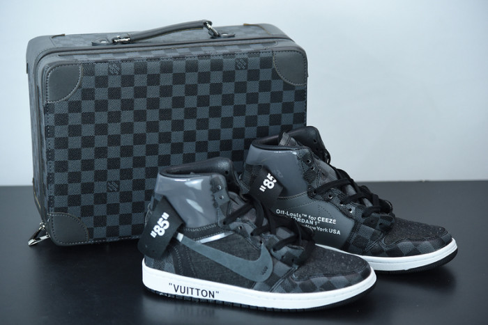 Air Jordan 1 X Off Louis AJ1 OW Black