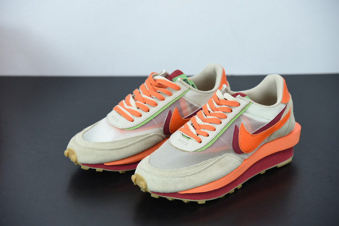 Fragment Design x Sacai x Nk LDWaffle Orange DH1347-100