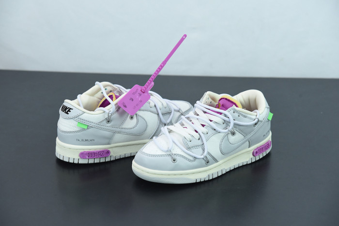 OFW x Nike SB Dunk Low “03 of 50” OW DM1602-118