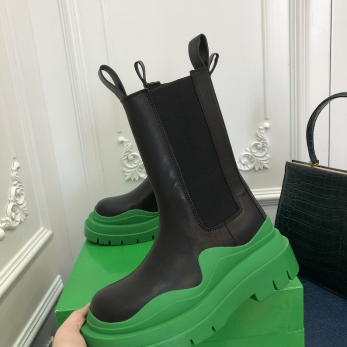 Bottega Veneta Chelsea Tire Leather high Boot