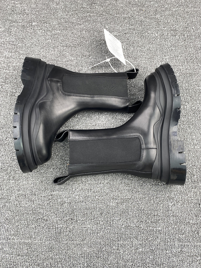 Bottega Veneta Chelsea Tire Leather high Boot