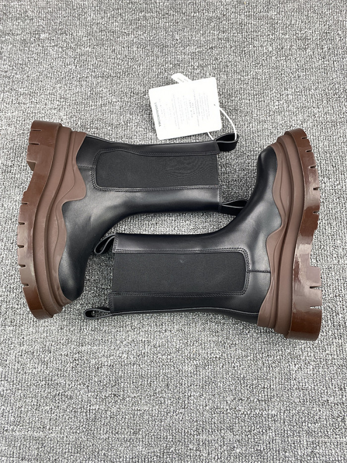 Bottega Veneta Chelsea Tire Leather high Boot