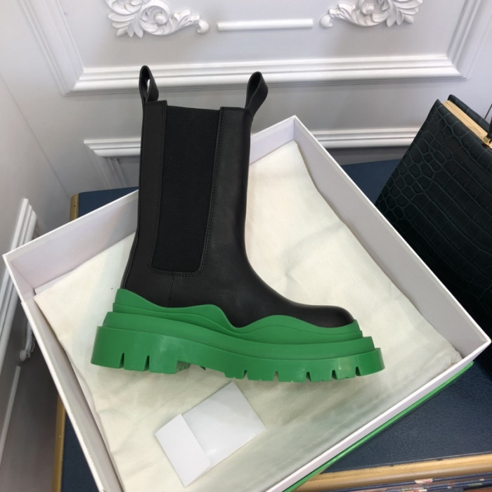 Bottega Veneta Chelsea Tire Leather high Boot