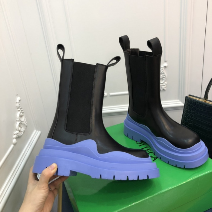 Bottega Veneta Chelsea Tire Leather high Boot