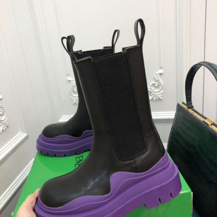 Bottega Veneta Chelsea Tire Leather high Boot