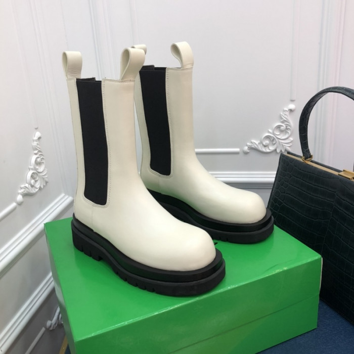 Bottega Veneta Chelsea Tire Leather high Boot