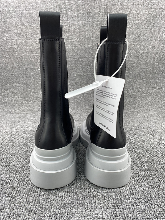 Bottega Veneta Chelsea Tire Leather high Boot