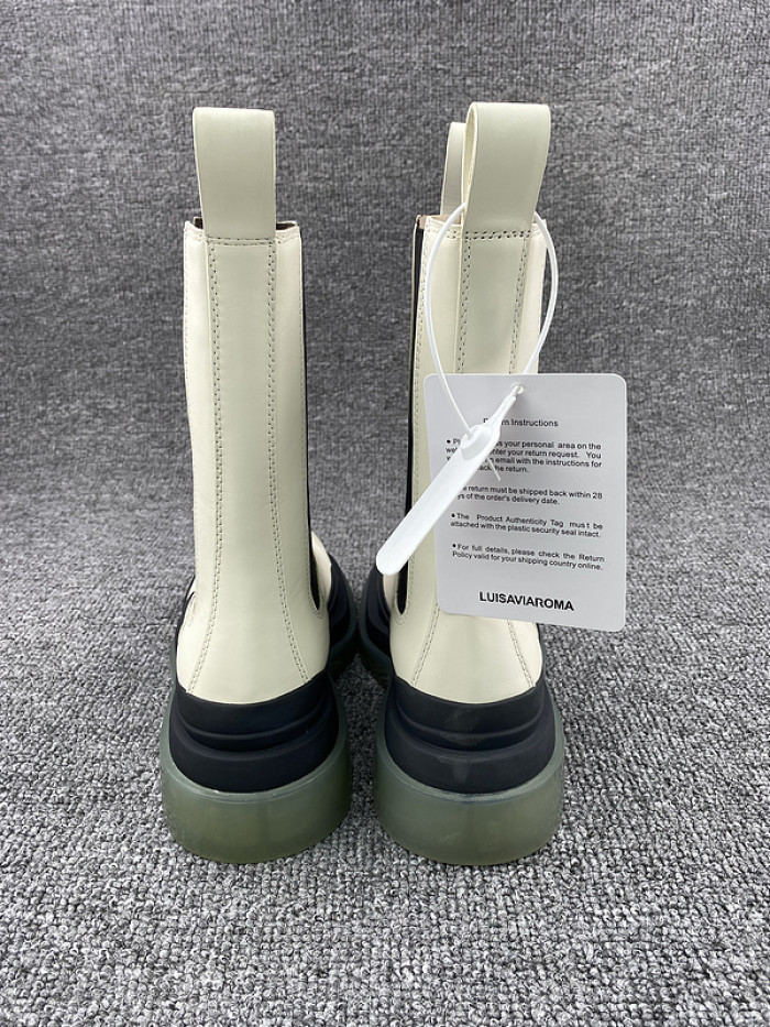 Bottega Veneta Chelsea Tire Leather high Boot
