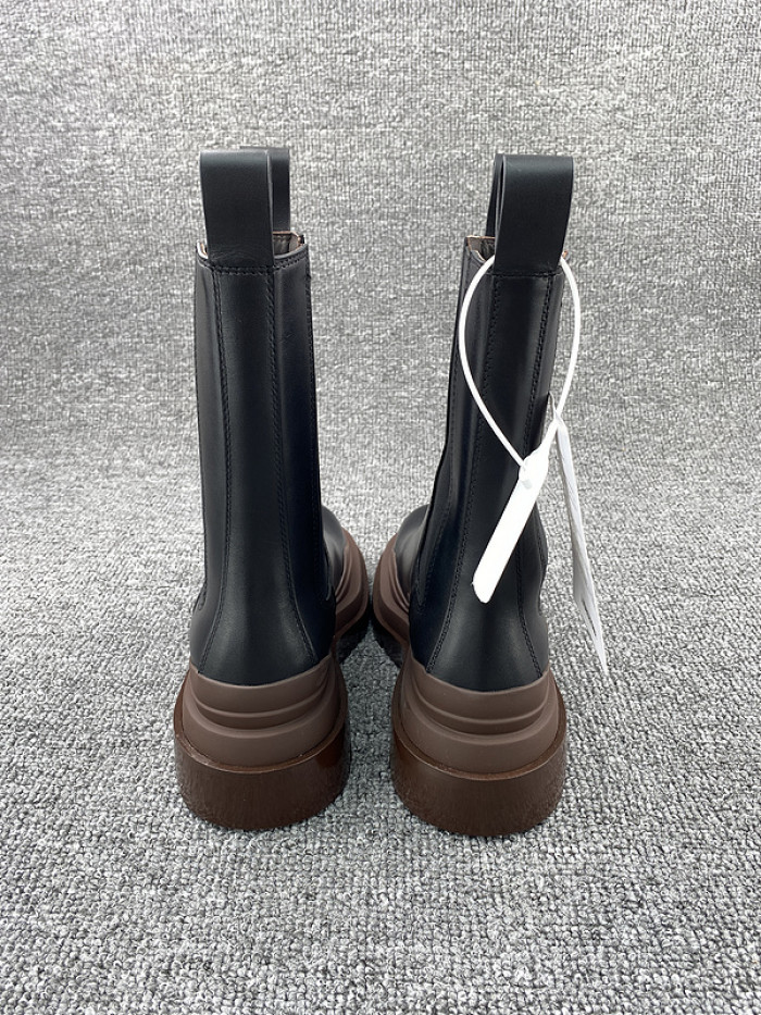 Bottega Veneta Chelsea Tire Leather high Boot