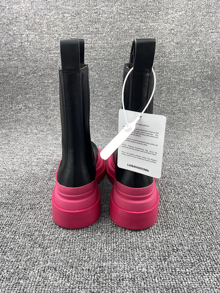 Bottega Veneta Chelsea Tire Leather high Boot