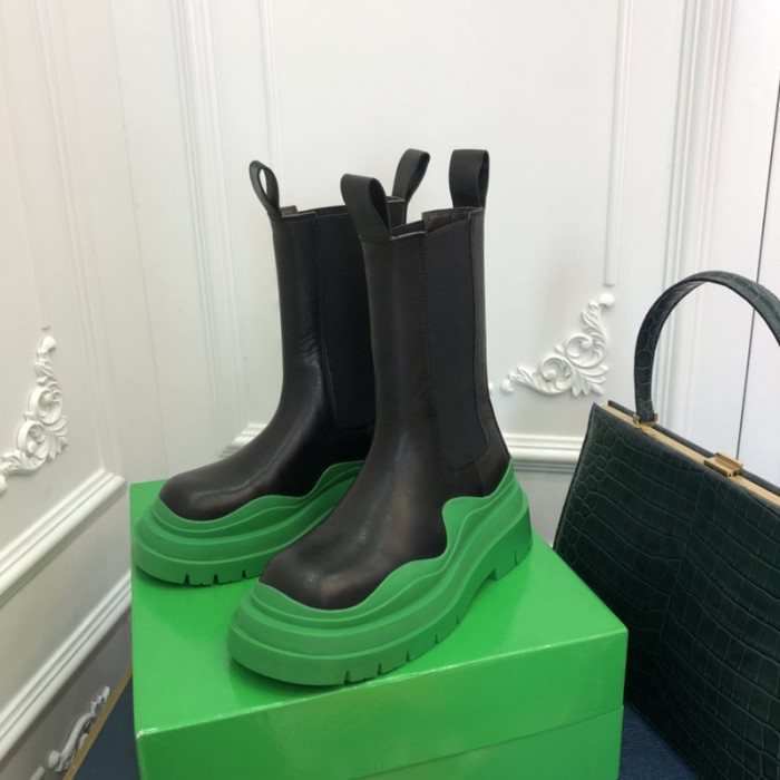 Bottega Veneta Chelsea Tire Leather high Boot