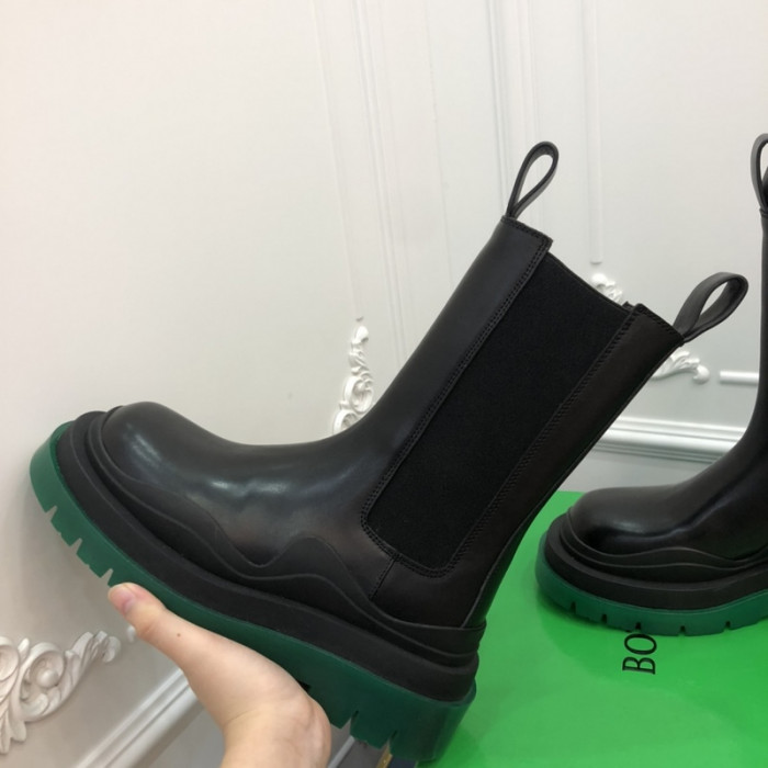 Bottega Veneta Chelsea Tire Leather high Boot