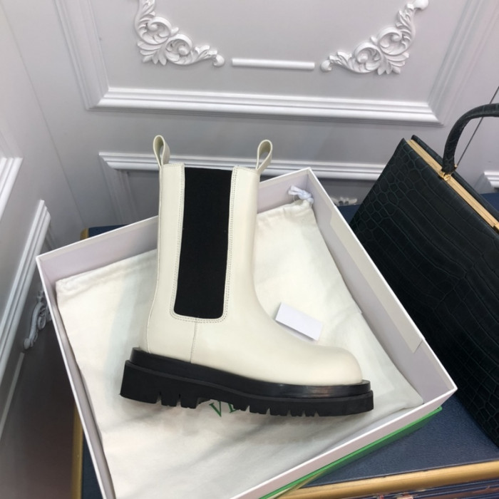 Bottega Veneta Chelsea Tire Leather high Boot