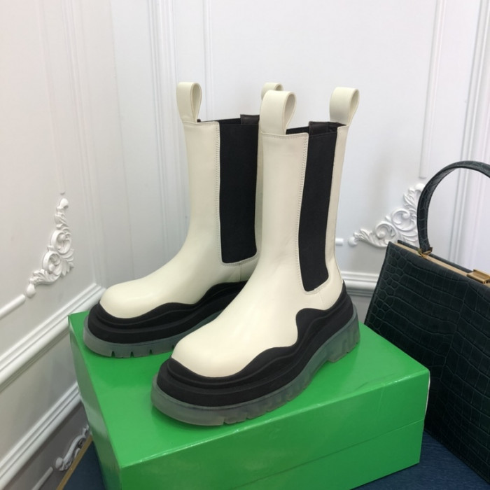 Bottega Veneta Chelsea Tire Leather high Boot