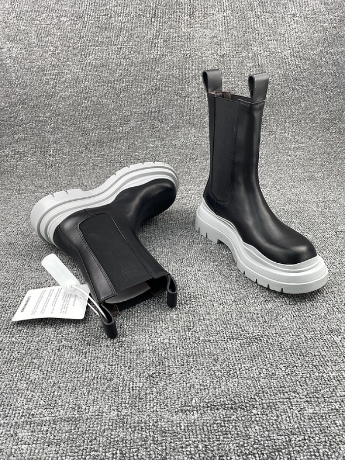 Bottega Veneta Chelsea Tire Leather high Boot