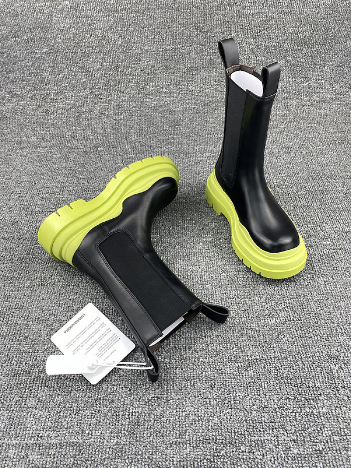 Bottega Veneta Chelsea Tire Leather high Boot