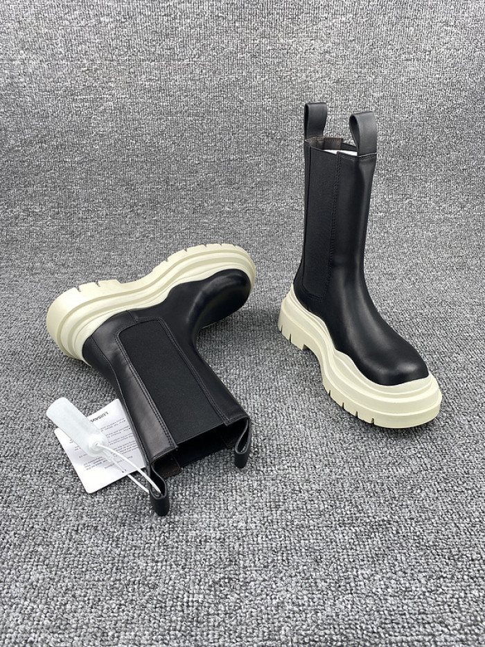 Bottega Veneta Chelsea Tire Leather high Boot