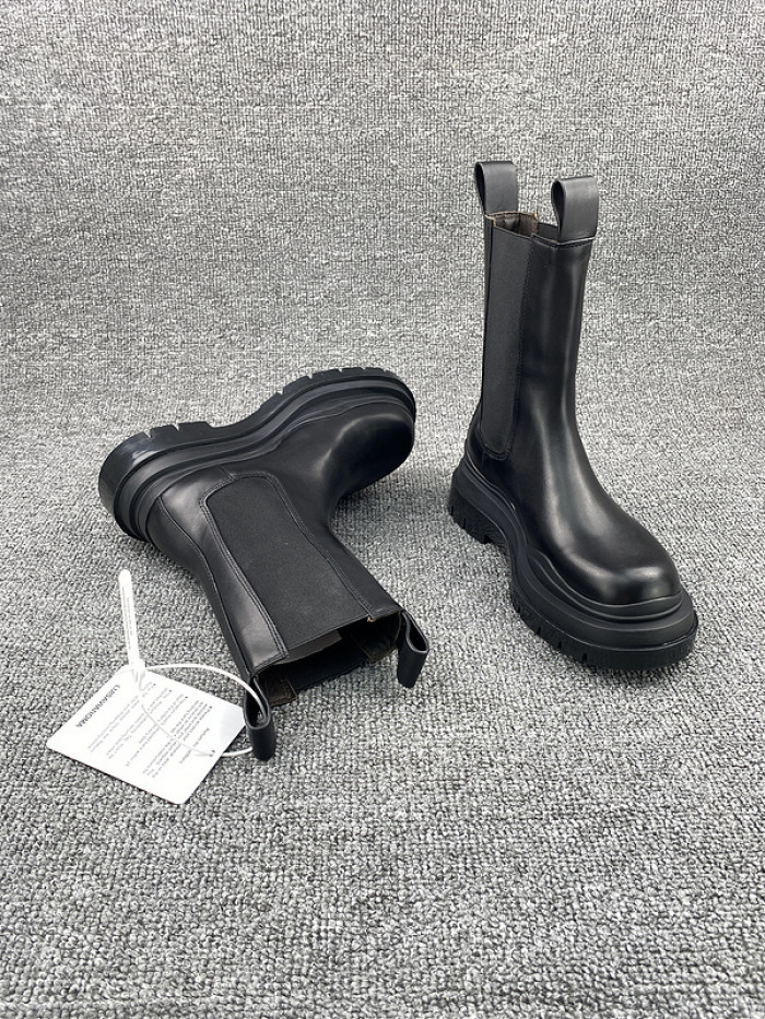 Bottega Veneta Chelsea Tire Leather high Boot