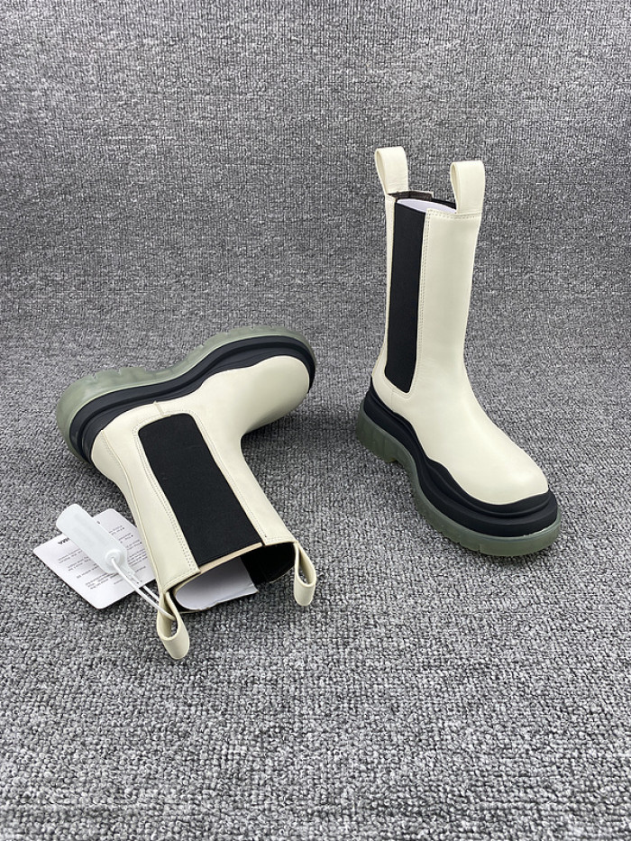 Bottega Veneta Chelsea Tire Leather high Boot