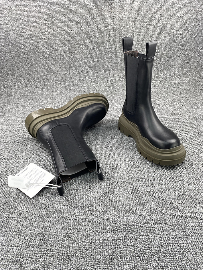 Bottega Veneta Chelsea Tire Leather high Boot