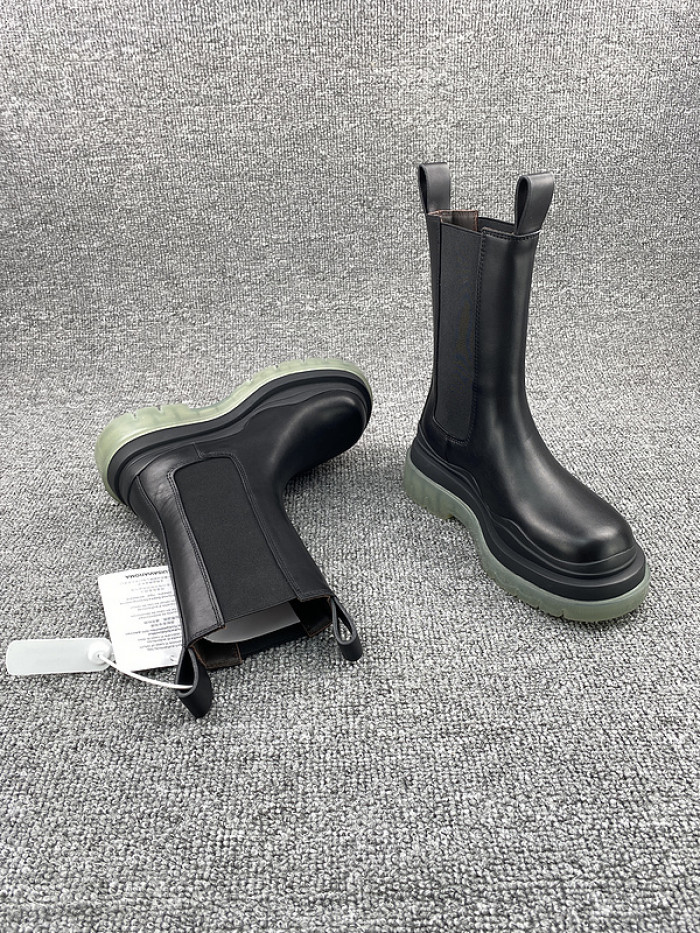 Bottega Veneta Chelsea Tire Leather high Boot
