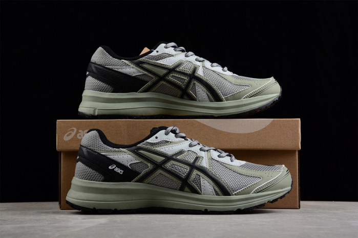 Asics Jog 100 S Lightweight Low Tops Non-Slip Gray Green 1201A715-020
