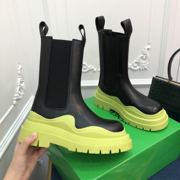 Bottega Veneta Chelsea Tire Leather high Boot
