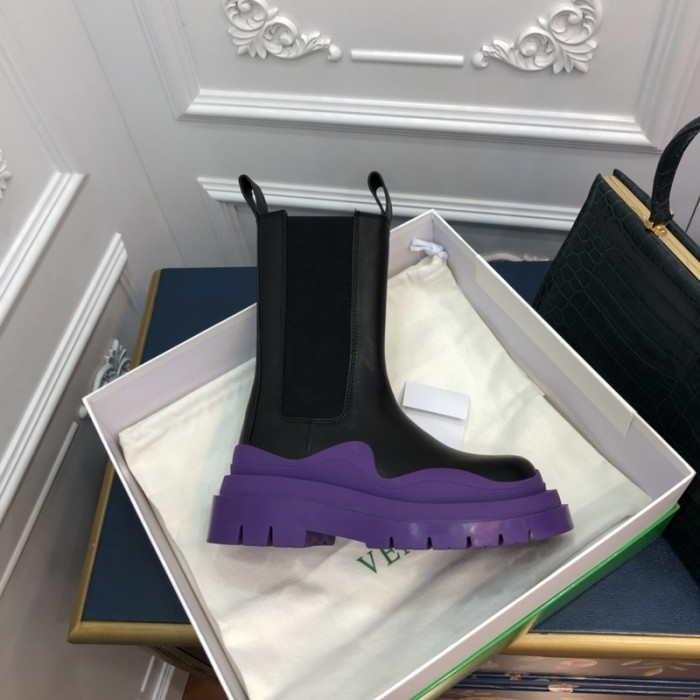 Bottega Veneta Chelsea Tire Leather high Boot